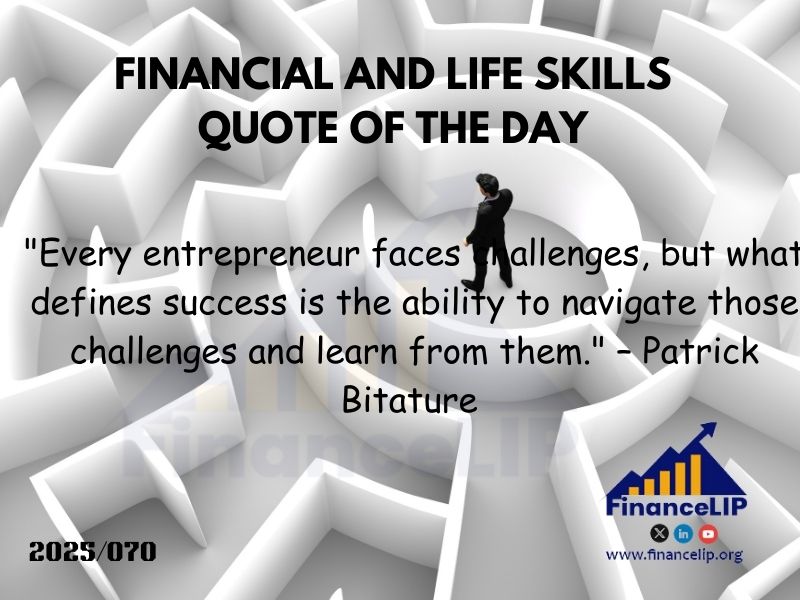 "Every entrepreneur faces challenges, but what defines success is the ability to navigate those challenges and learn from them." – Patrick Bitature (Ugandan entrepreneur)