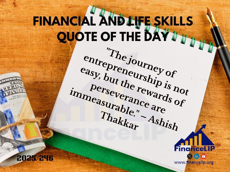 "The journey of entrepreneurship is not easy, but the rewards of perseverance are immeasurable." – Ashish Thakkar (Ugandan entrepreneur)