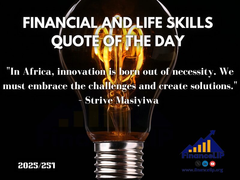 "In Africa, innovation is born out of necessity. We must embrace the challenges and create solutions." – Strive Masiyiwa (Zimbabwean entrepreneur)